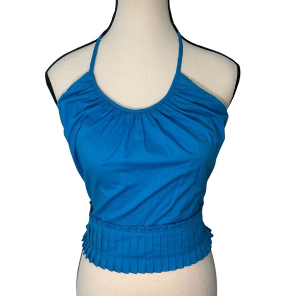 RAMY BROOK New York Women’s size Medium Charlie Halter Top in Color Lake new - Picture 5 of 14